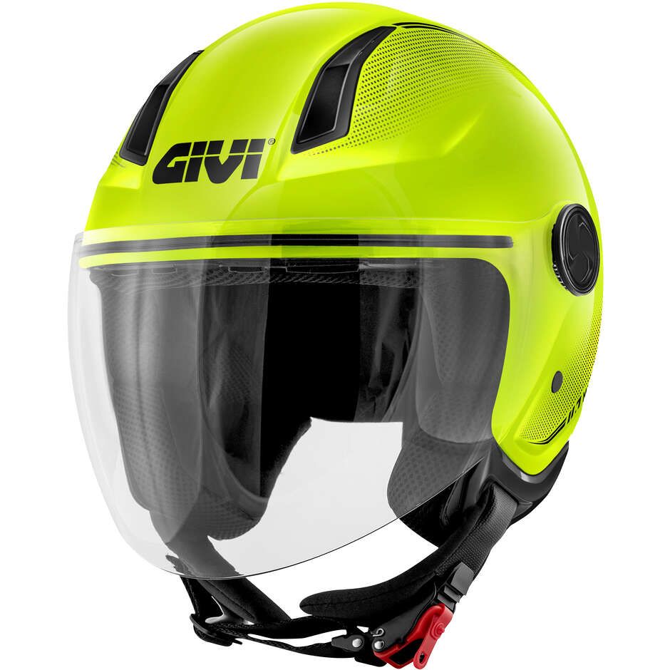 Casco Jet GIVI 11.7 SOLID COLOR - (Lime)