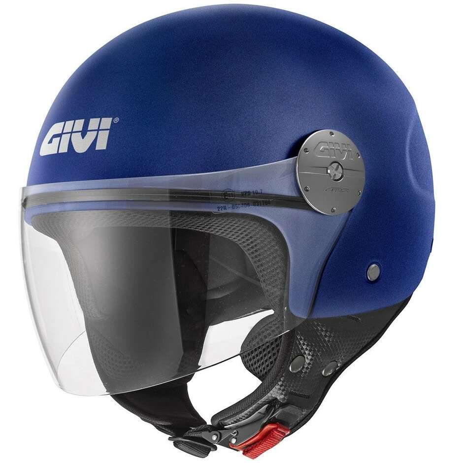 Casco Jet GIVI 10.7 EVO SOLID COLOR - (Midnight Blue)