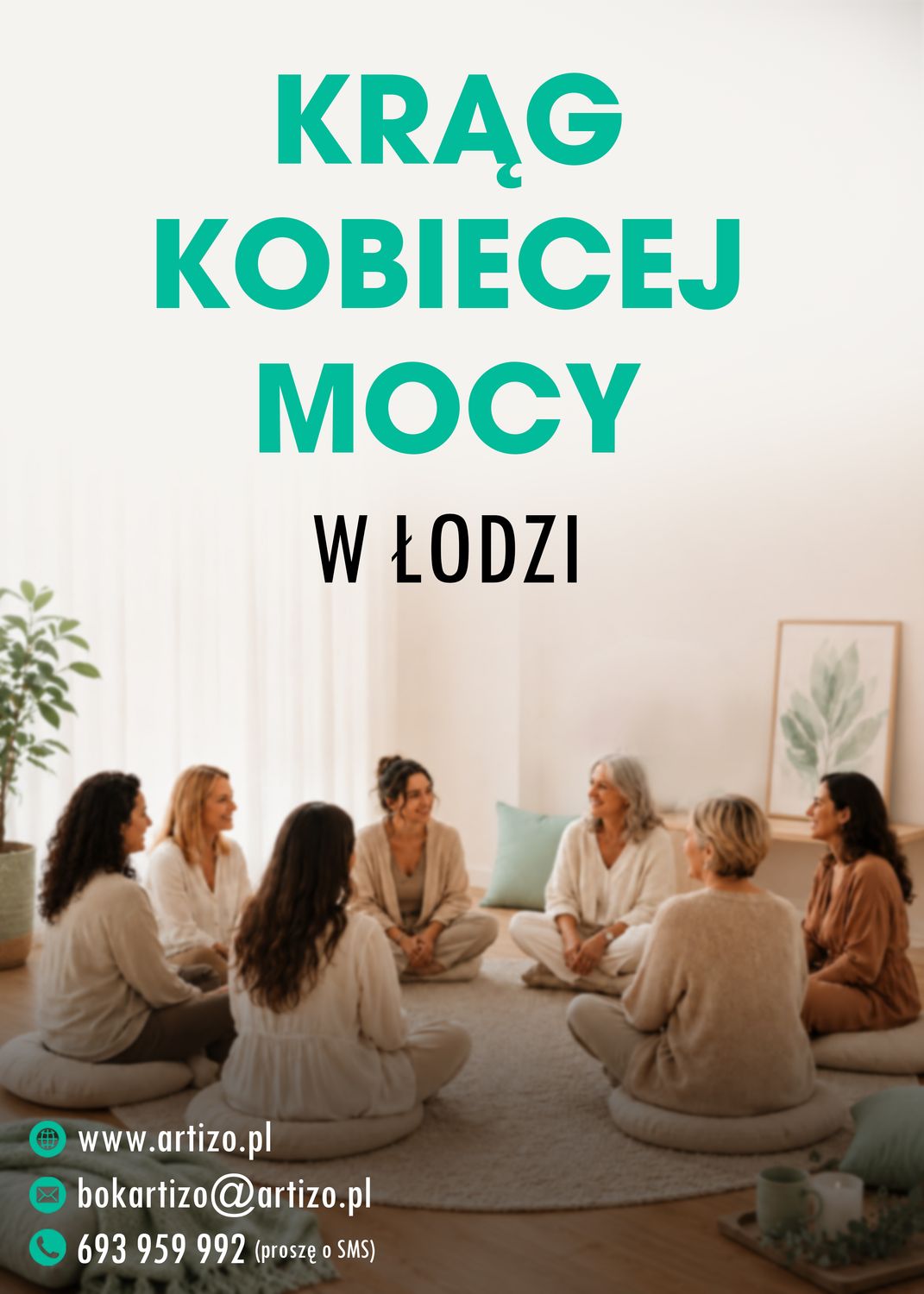 WARSZTATY TERAPEUTYCZNE I ROZWOJOWE - KRĄG KOBIECEJ MOCY - terapia grupowa dla kobiet - Łódź