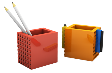 Set 3-in-1 Pen Pot Mobile