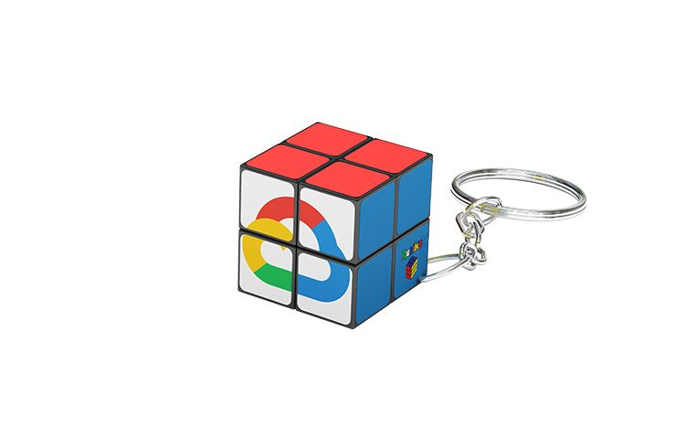 Portachiavi cubo di Rubik 3×3 (34mm)