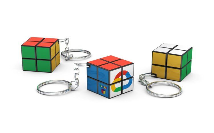 Rubik 2×2 Portachiavi (24mm)