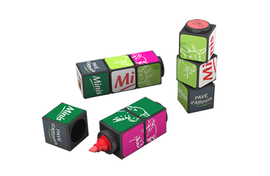 Set di evidenziatori magnetici Rubik