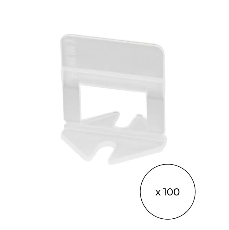 CLIP DE NIVELACIÓN 0,5mm (Bolsa 100 unidades)