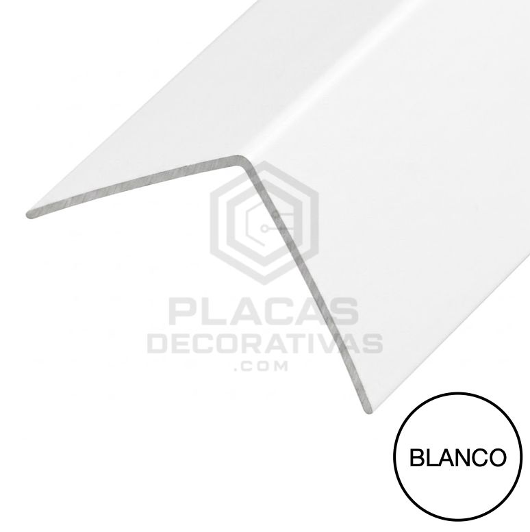 PERFIL ESQUINERO SIN BURLETES BLANCO