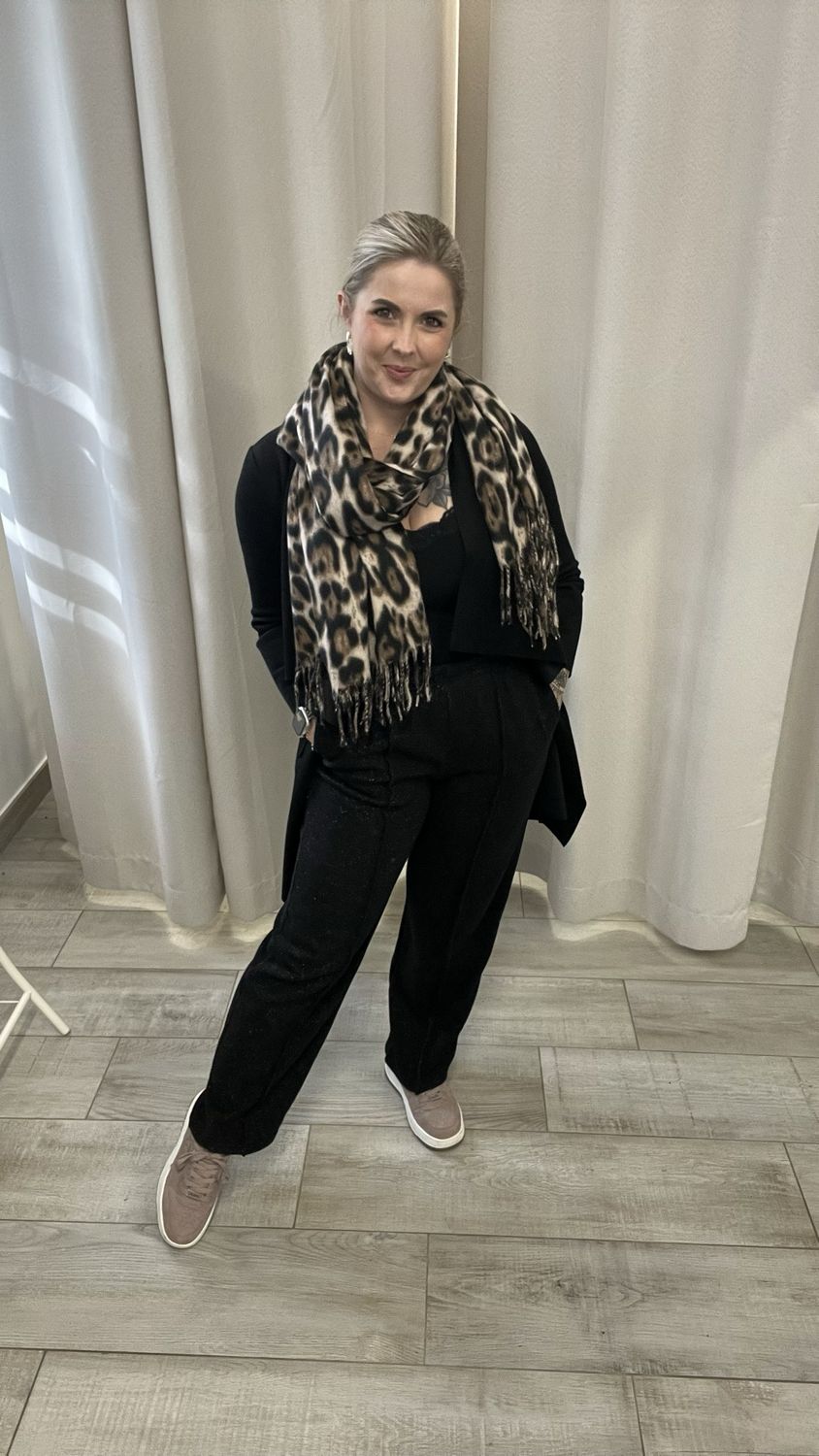 Schal - Beige | Braun & Schwarz