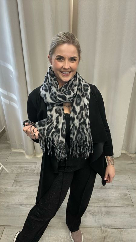 Schal - Schwarz & Grau