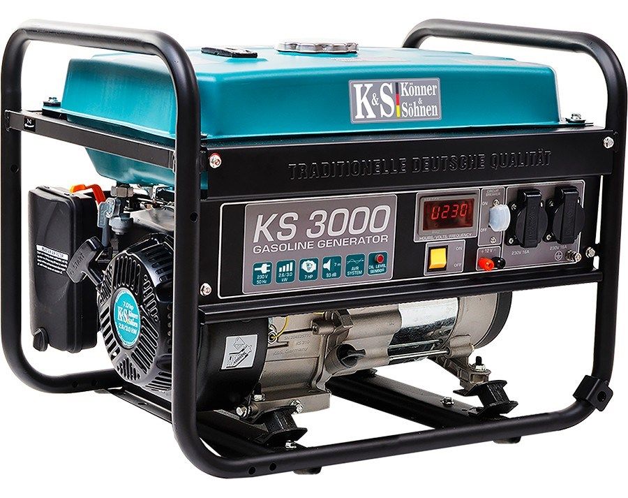 KÖNNER &amp; SÖHNEN AGREGAT/GENERATOR PRĄDOTWÓRCZY BENZYNOWY 2,6kW 230V KS 3000