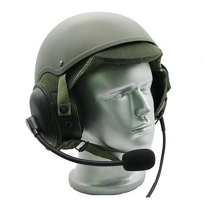 GECKO DH-132 PTE-746 Zestaw słuchawkowy do hełmu typu "gięta szyja" z boom mikrofonem :
