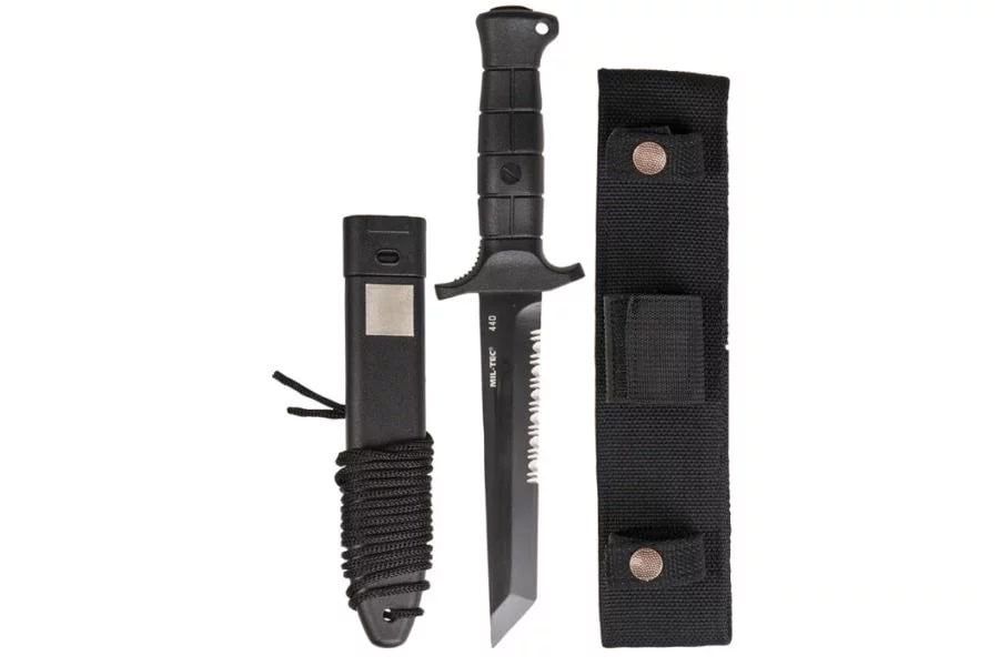 Nóż Mil-Tec German Combat Knife Black 2000 stal 440
