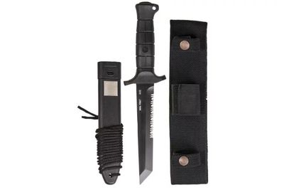 Nóż Mil-Tec German Combat Knife Black 2000 stal 440