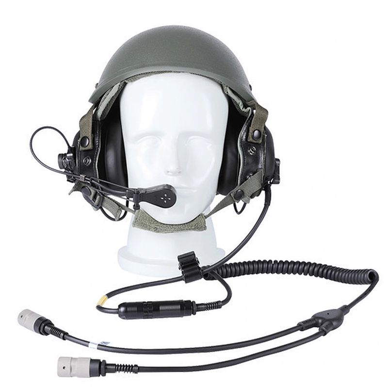 GECKO DH-132 Zestaw słuchawkowy Hełm DH-132 został zaprojektowany specjalnie do użytku przez personel obsługujący wojskowe pojazdy opancerzone. Wtyki do PRC i intrnomu. GECKO DH-132 Zestaw słuchawkowy Hełm DH-132 został zaprojektowany specjalnie do użytku przez personel obsługujący wojskowe pojazdy opancerzone. Wtyki do PRC i intrnomu.