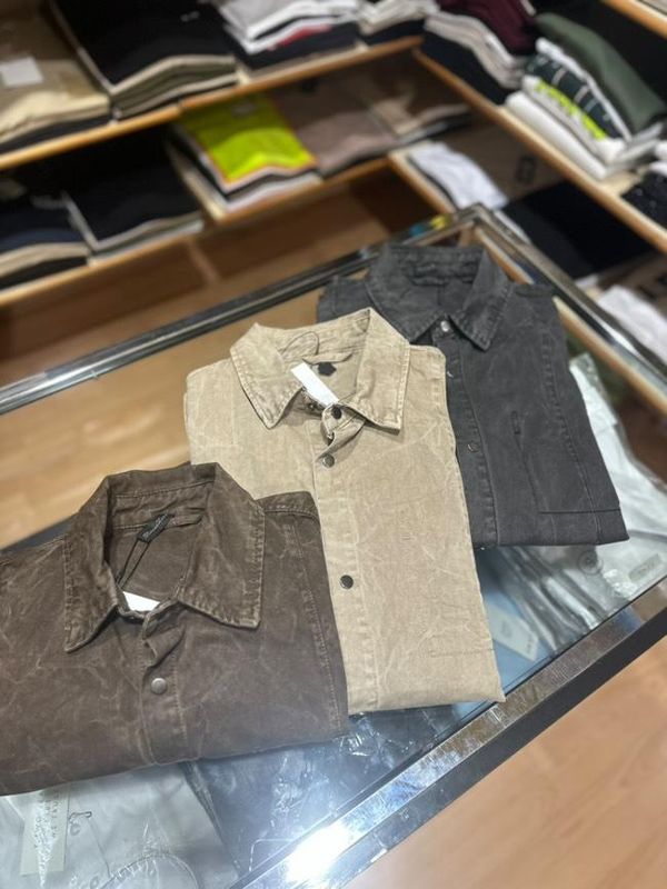 CAMICIA CASACCA mod. CANVAS - EFFETTO WASHED