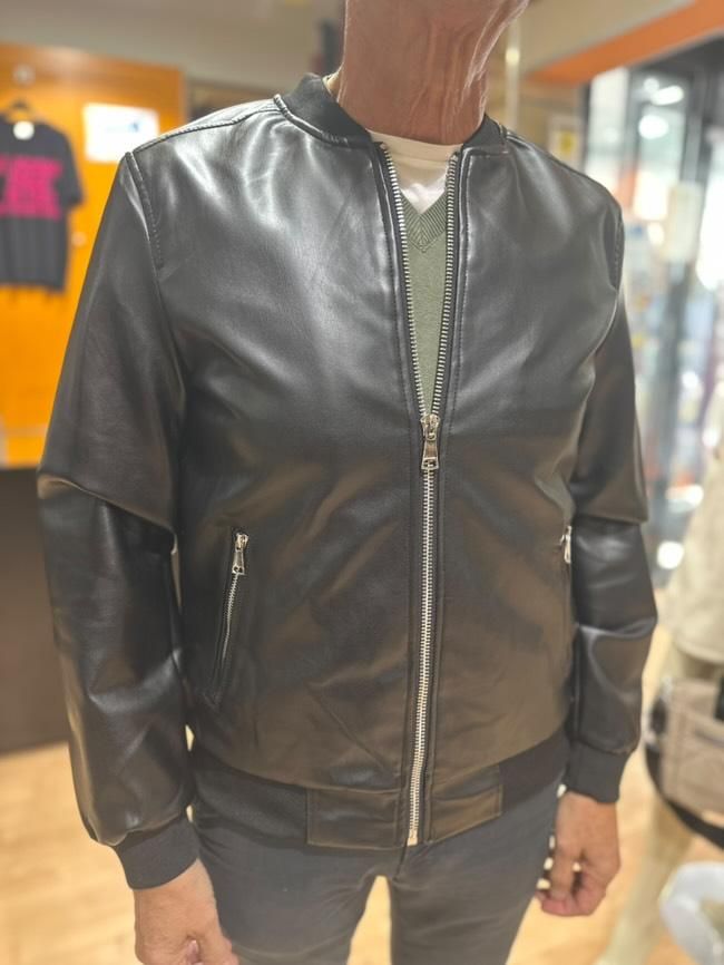 GIUBBOTTO ECOPELLE – AVIATORE ZIP