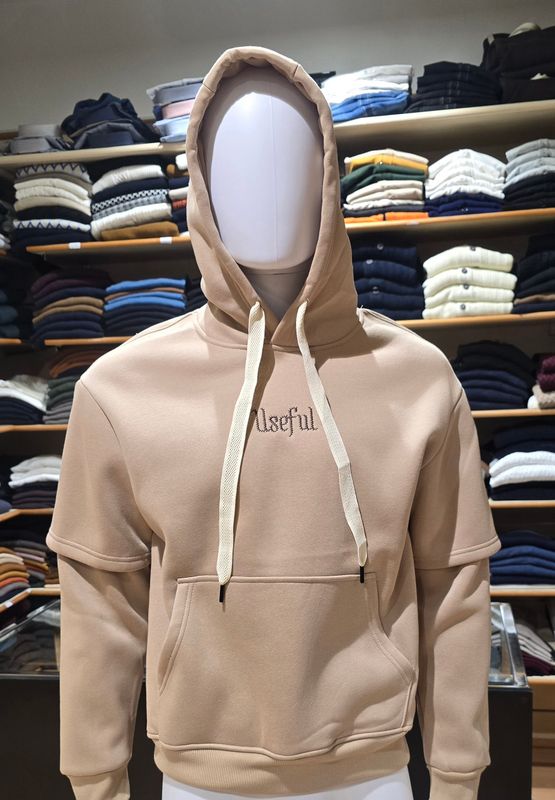 FELPA CON CAPPUCCIO - STAMPA