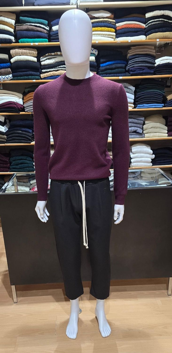 MAGLIONE GIROCOLLO MISTO LANA