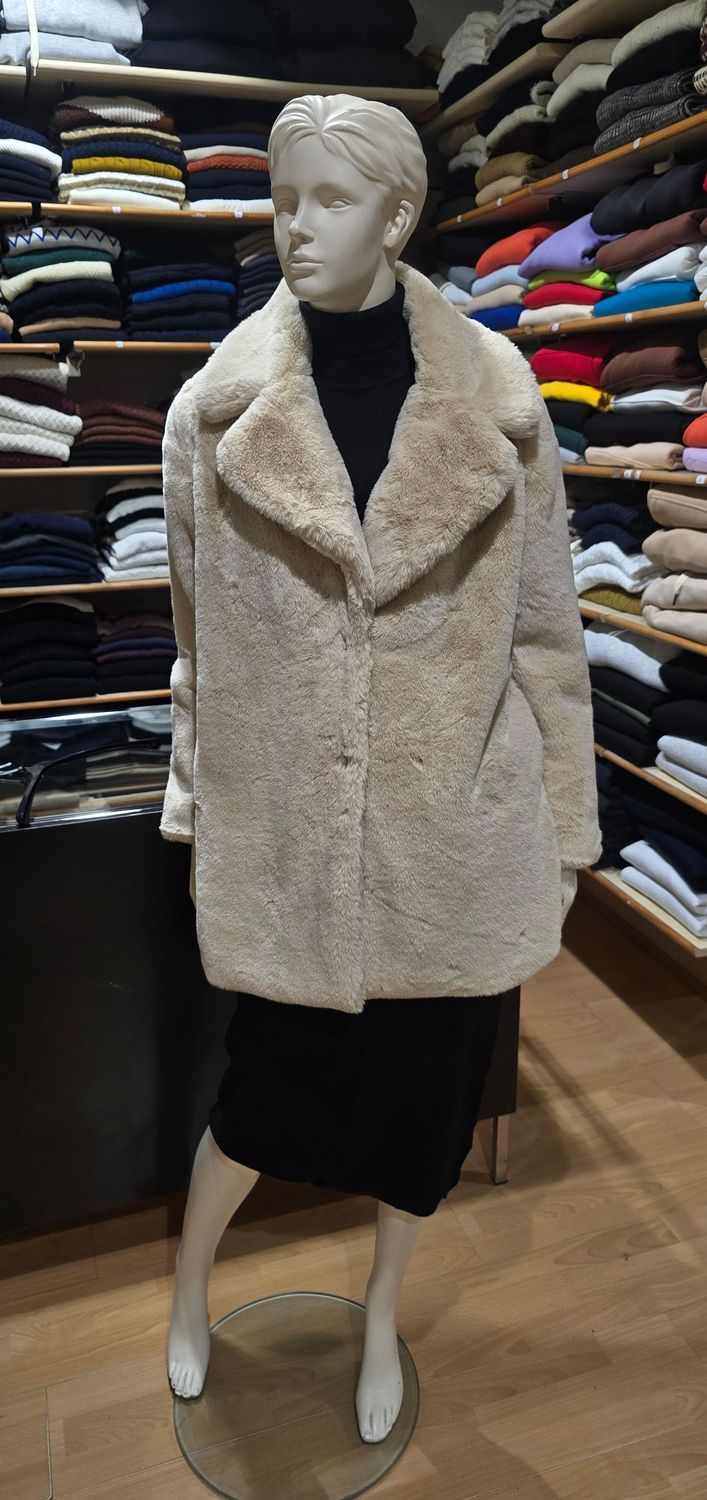 CAPPOTTO IN PELLICCIA SINTETICA