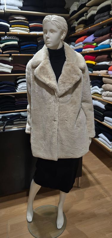 CAPPOTTO IN PELLICCIA SINTETICA
