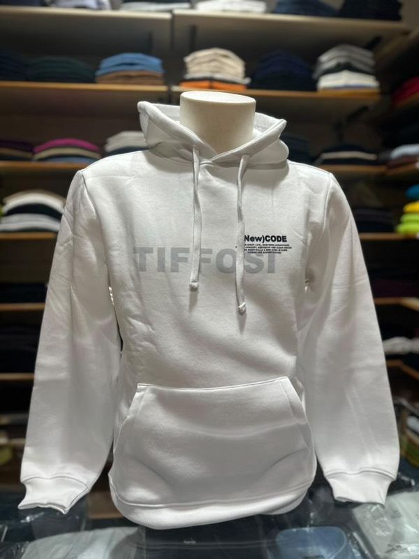 TIFFOSI - FELPA mod. KENNEDY - CON CAPPUCCIO E INTERNAMENTE FELPATA