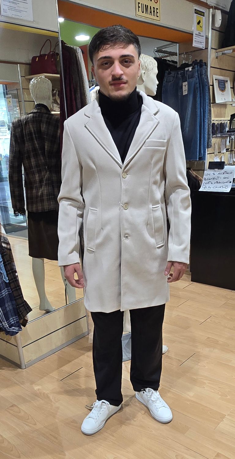 CAPPOTTO UOMO IN PANNO – TAGLIO MODERNO