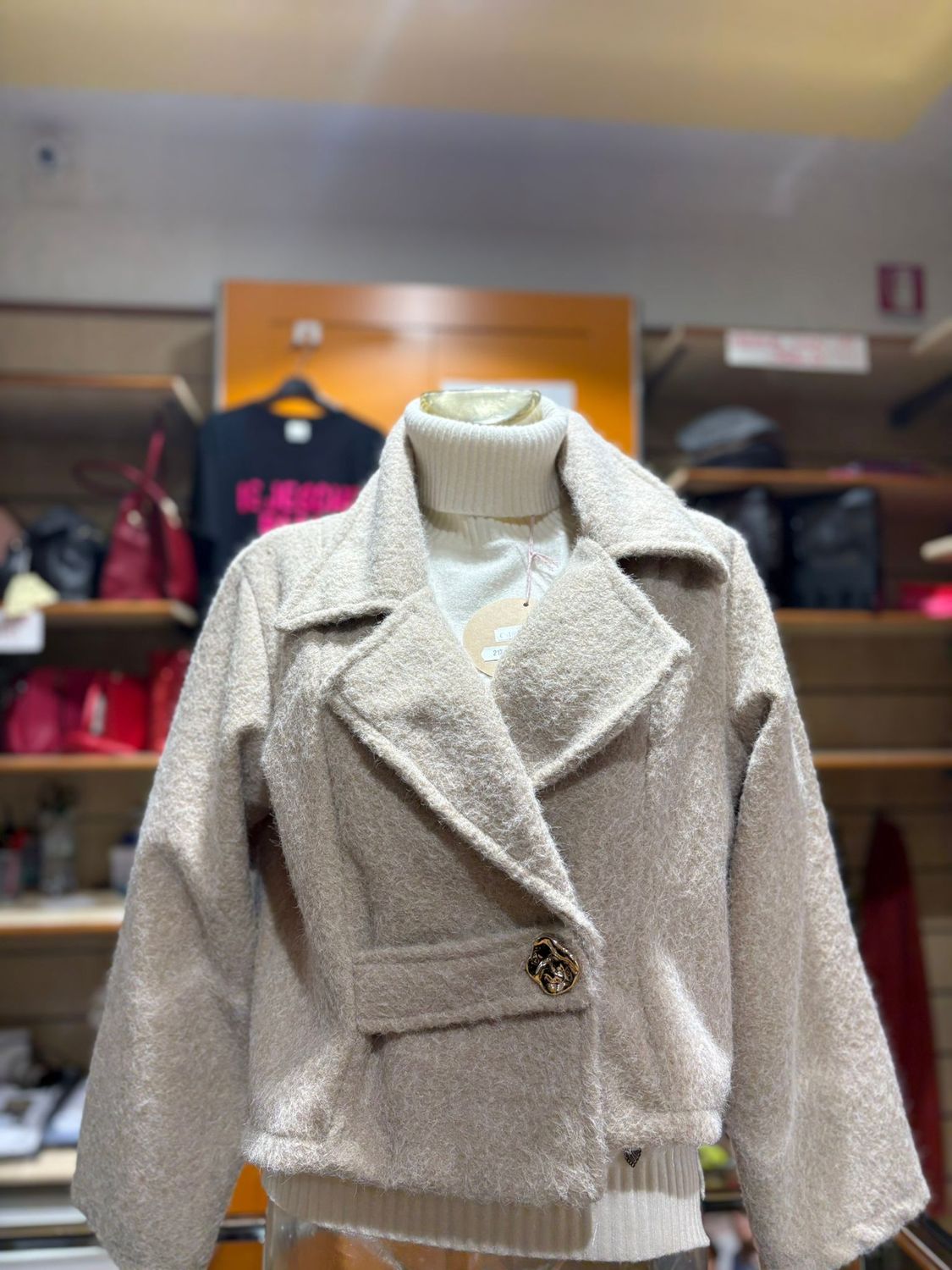 GIUBBINO IN LANA COTTA — RAFFINATO CHIC