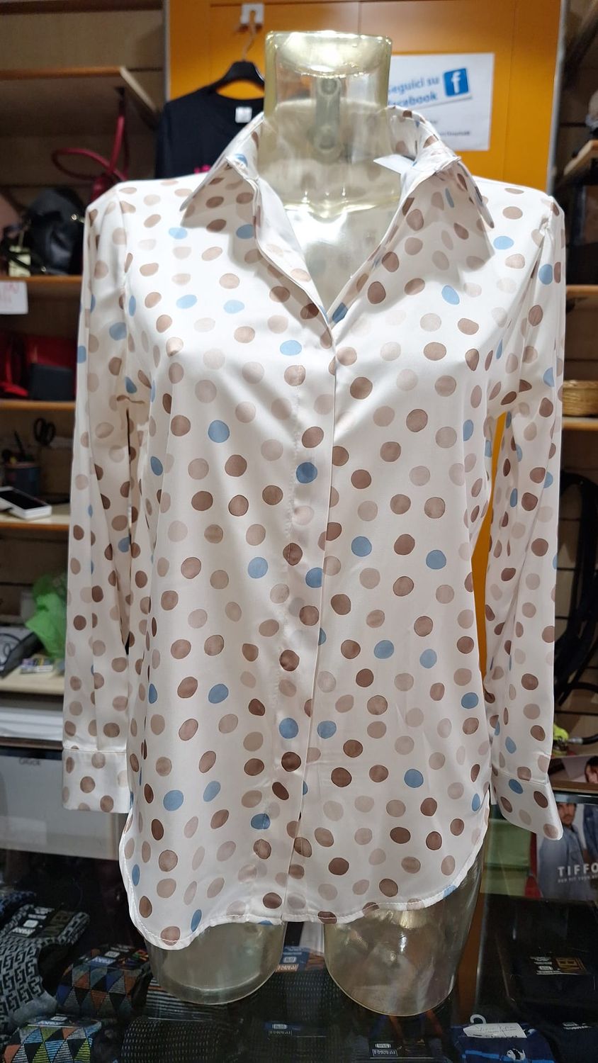 CAMICIA EFFETTO SETA - FANTASIA POIS