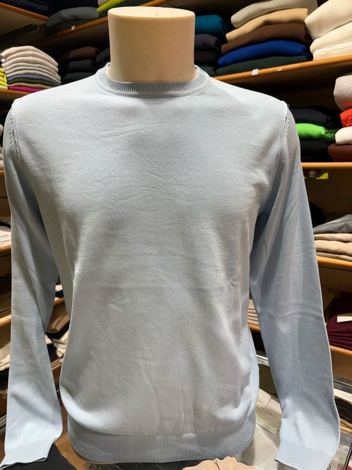 MAGLIA UOMO COTONE MANICA LUNGA