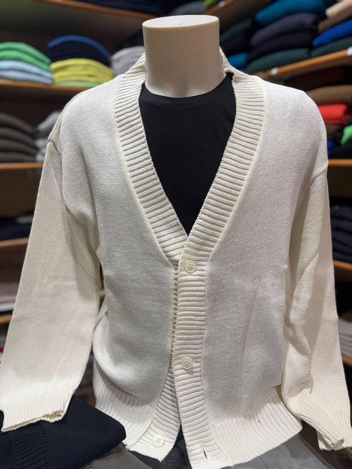 CARDIGAN UOMO OVERSIZE CON BOTTONI