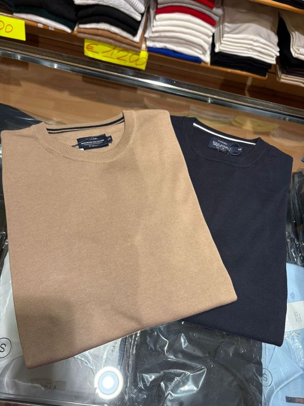 GIROCOLLO IN COTONE MANICA LUNGA