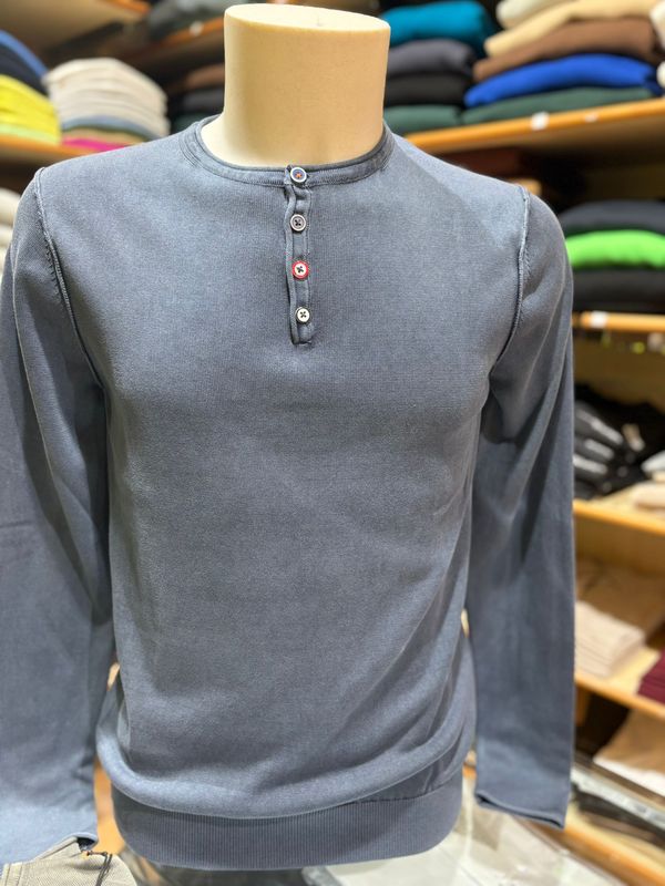 MAGLIA UOMO COTONE MANICA LUNGA