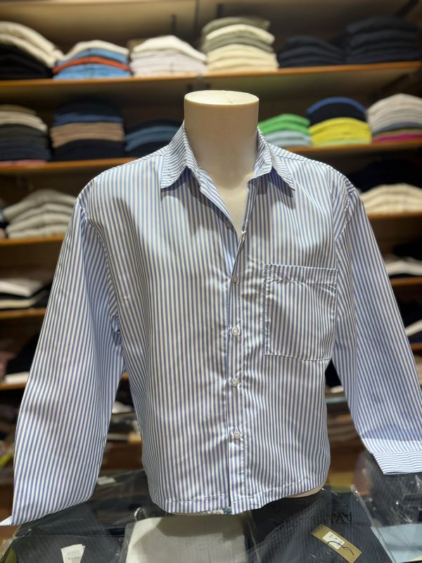 CAMICIA UOMO RIGATA OVERSIZE