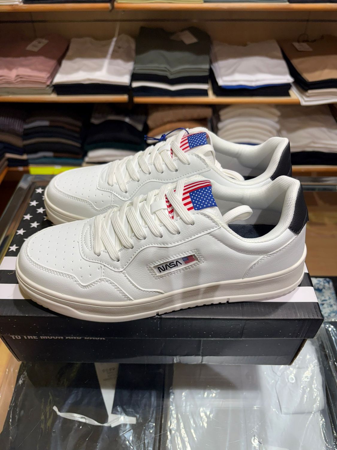 NASA SNEAKER BIANCHE
