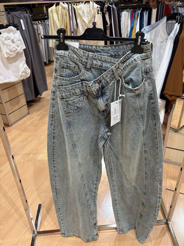 JEANS BALLOON - DENIM SABBIATO