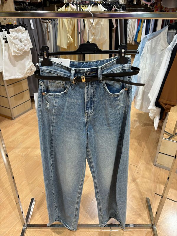 JEANS BALLOON - DENIM CHIARO