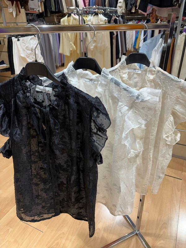 CAMICIA IN TRASPARENZA VELATA