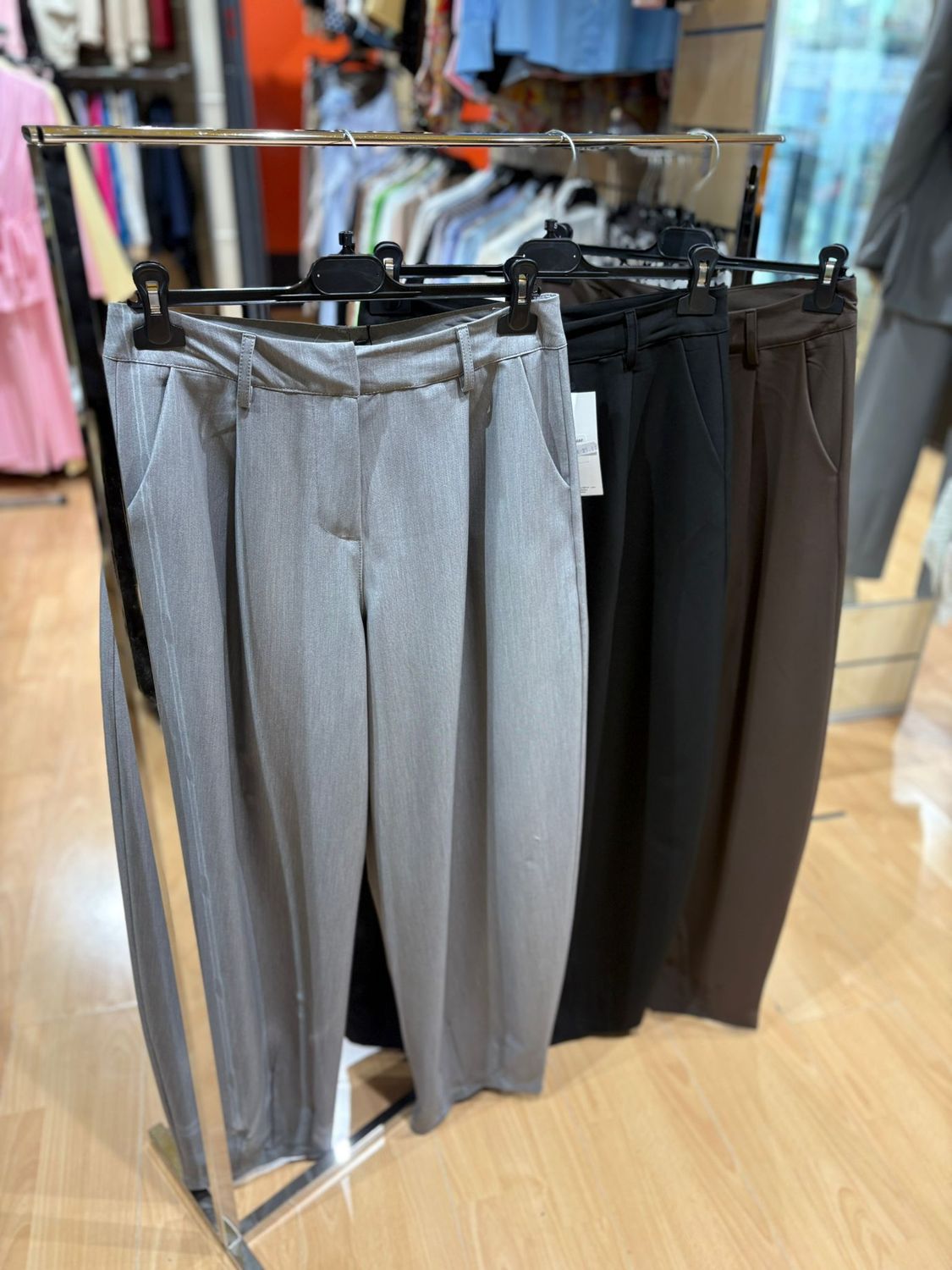 PANTALONE PALAZZO IN TESSUTO LEGGERO