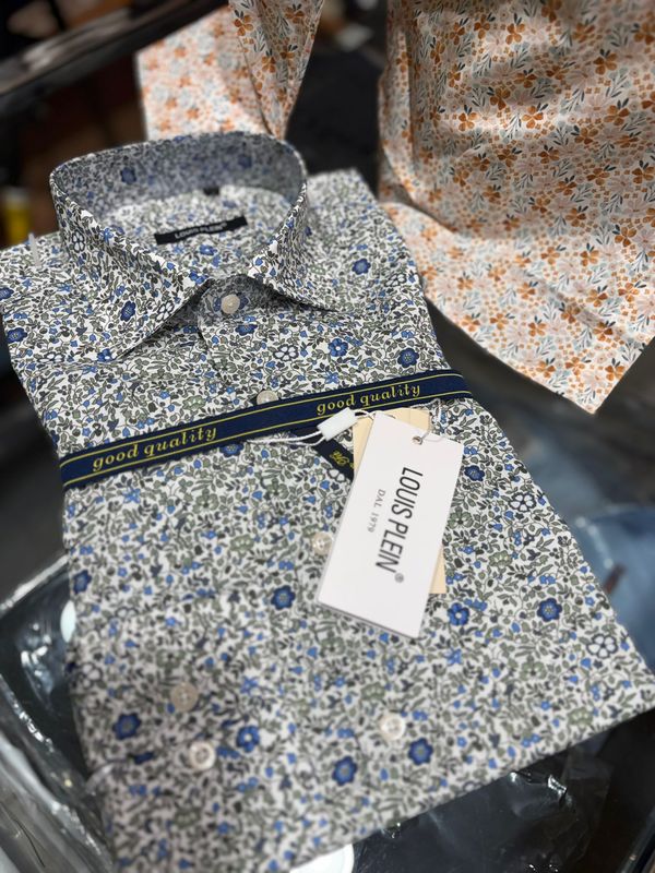 CAMICIA SLIM CON FANTASIA FLOREALE