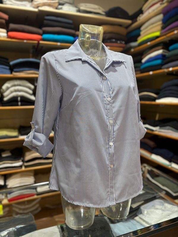 CAMICIA RIGATA IN COTONE