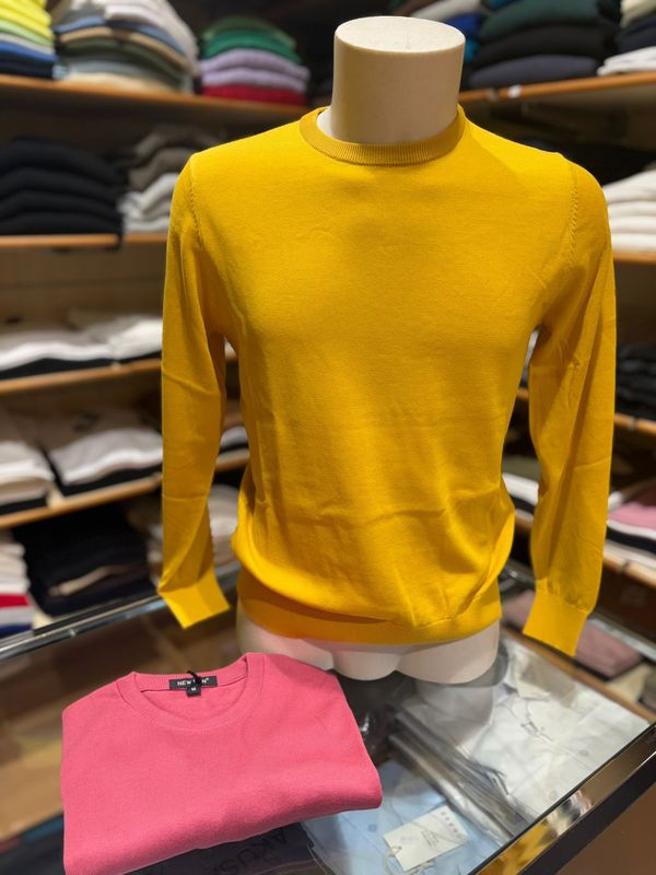 MAGLIA GIROCOLLO IN FILO DI COTONE