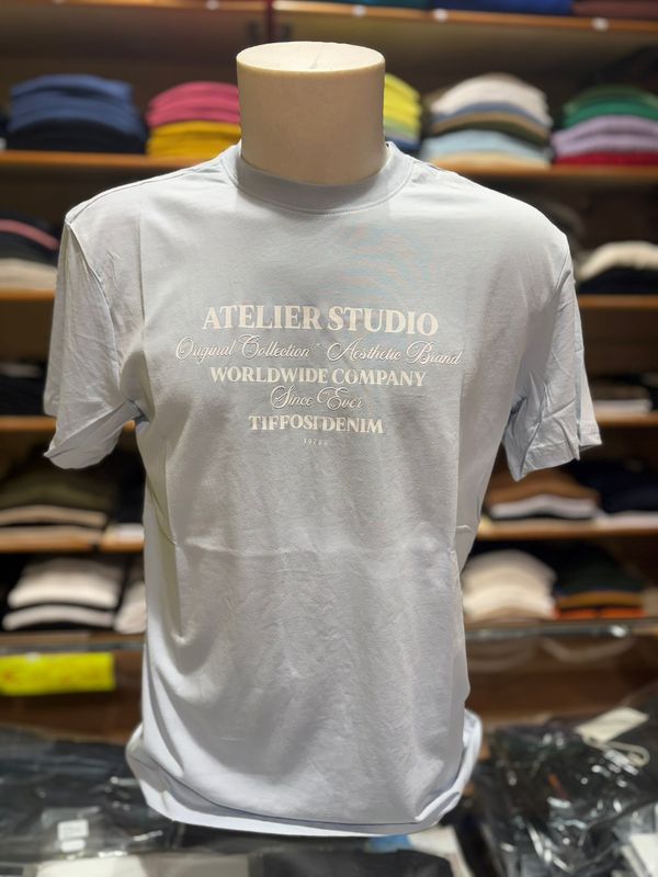 TIFFOSI T-SHIRT CON STAMPA LOGO FRONTALE