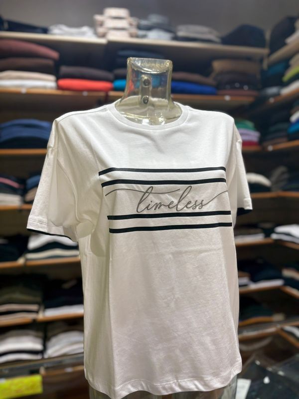 TIFFOSI T-SHIRT CON STAMPA ANTERIORE E DETTAGLIO SULLA MANICA