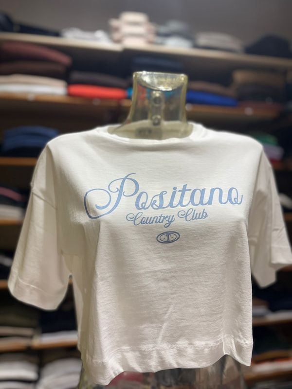 TIFFOSI T-SHIRT MODELLO CORTO OVERSIZE IN COTONE