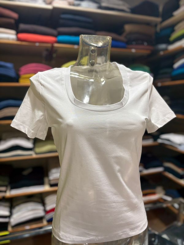 TIFFOSI T-SHIRT CON SCOLLO SQUADRATO