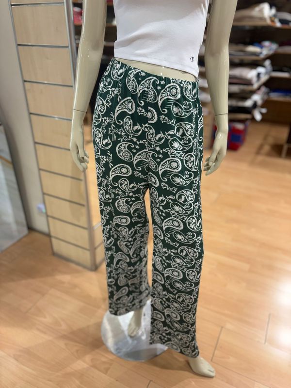 PANTALONE IN JERSEY ELASTICIZZATO - FANTASIA PAISLEY