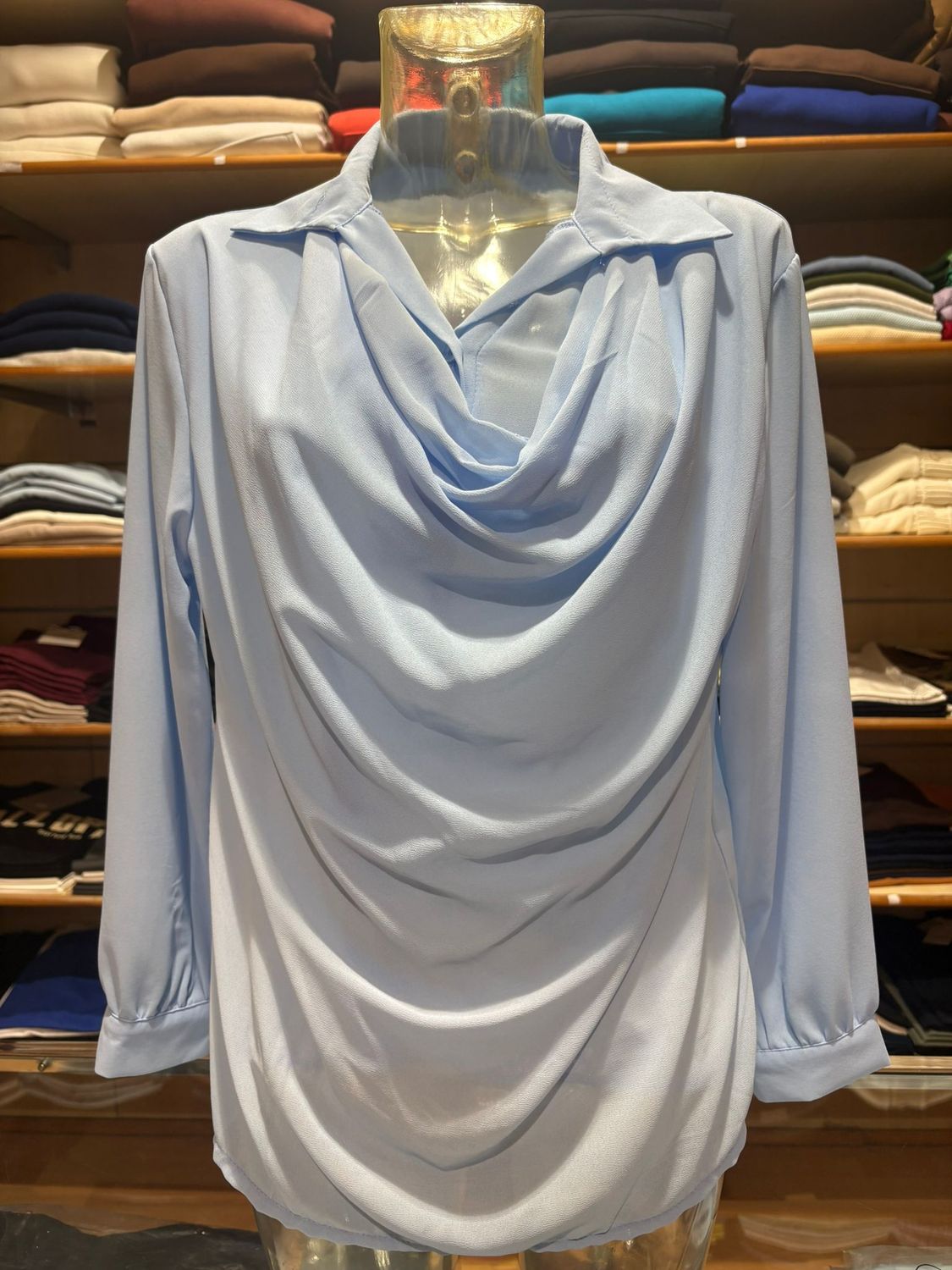 CASACCA IN VOILE CON SCOLLO SCIALlATO