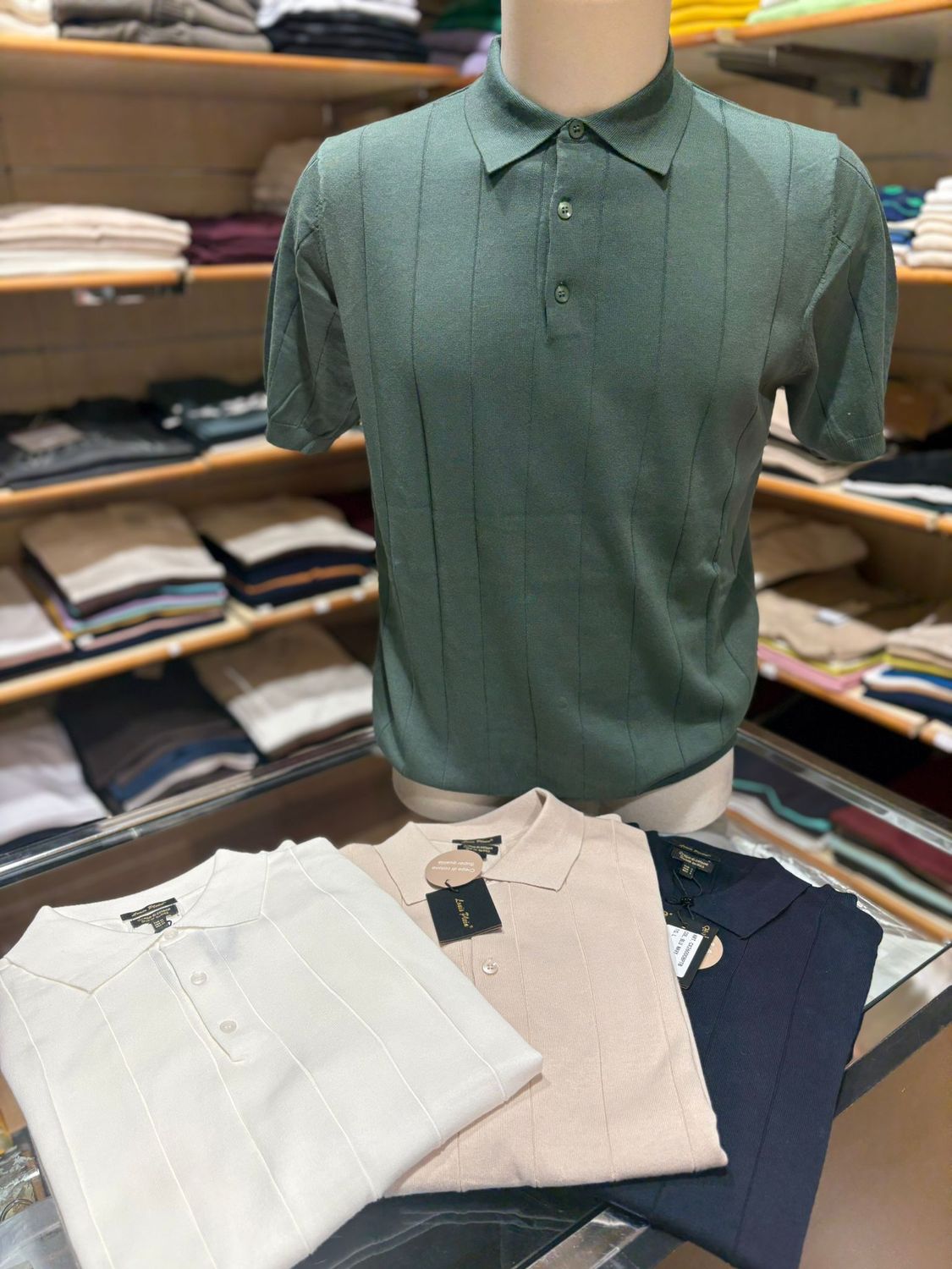 POLO UOMO IN FILO DI COTONE
