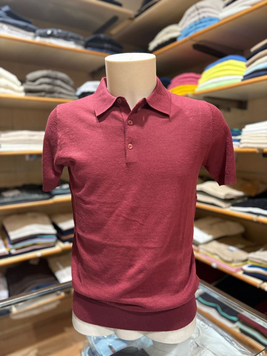 POLO UOMO BASIC IN FILO DI COTONE