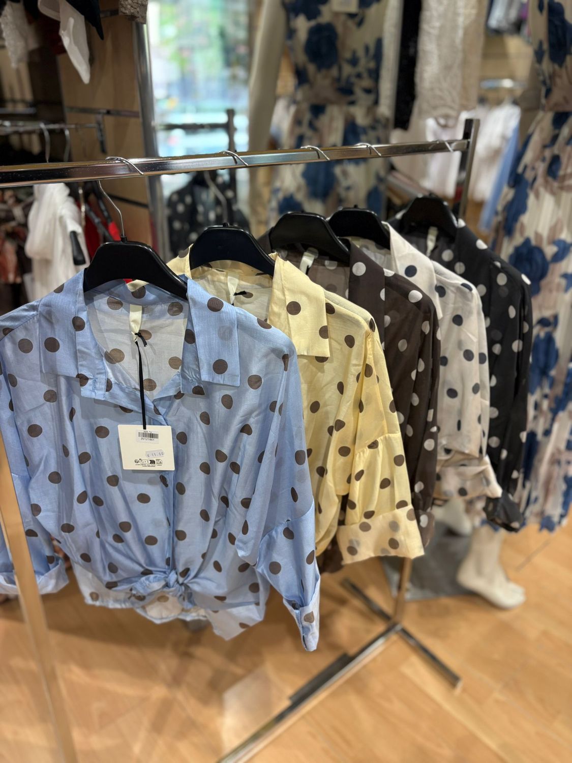 CAMICIA DONNA A POIS