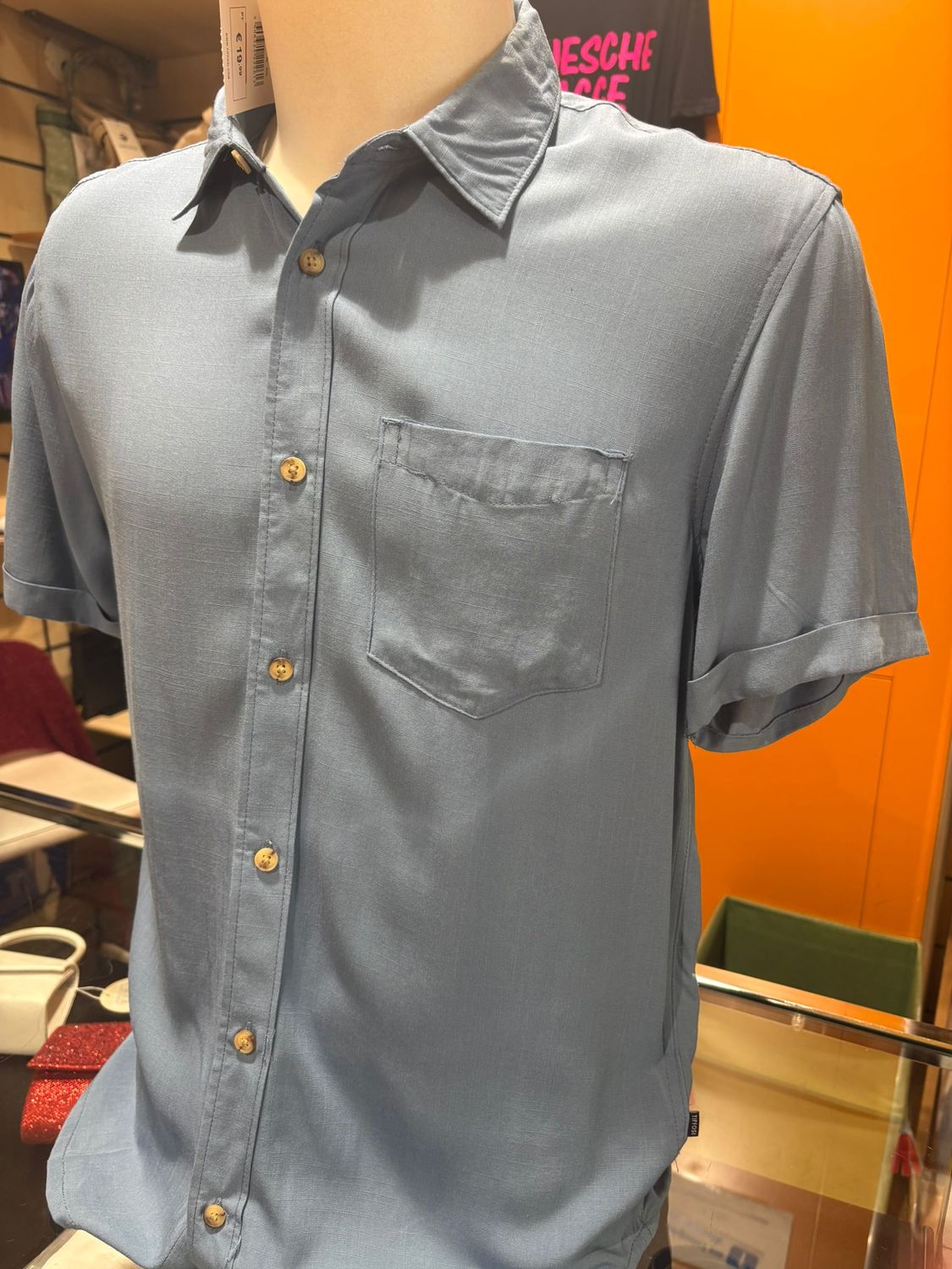 CAMICIA TIFFOSI MEZZA MANICA IN COTONE
