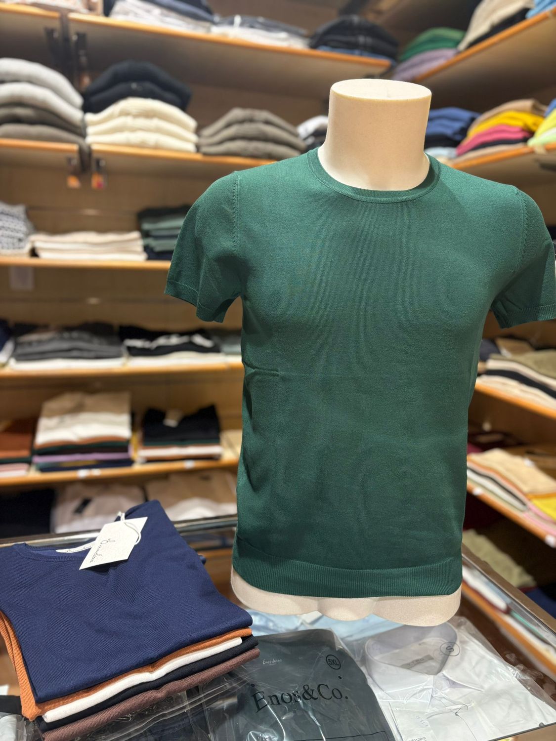 T-SHIRT UOMO IN FILO DI COTONE